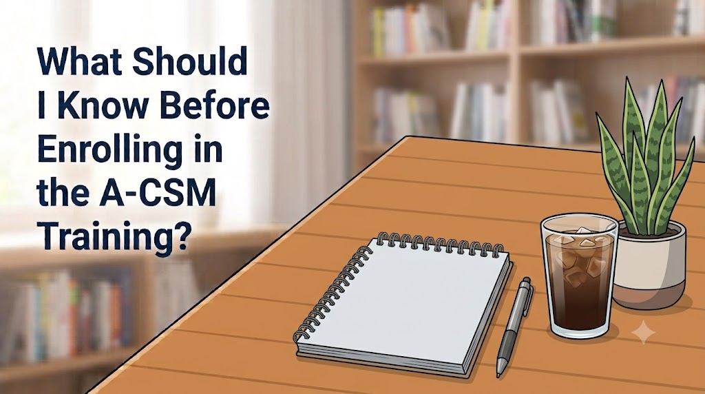 What Should I Know Before Enrolling in the A-CSM Training?