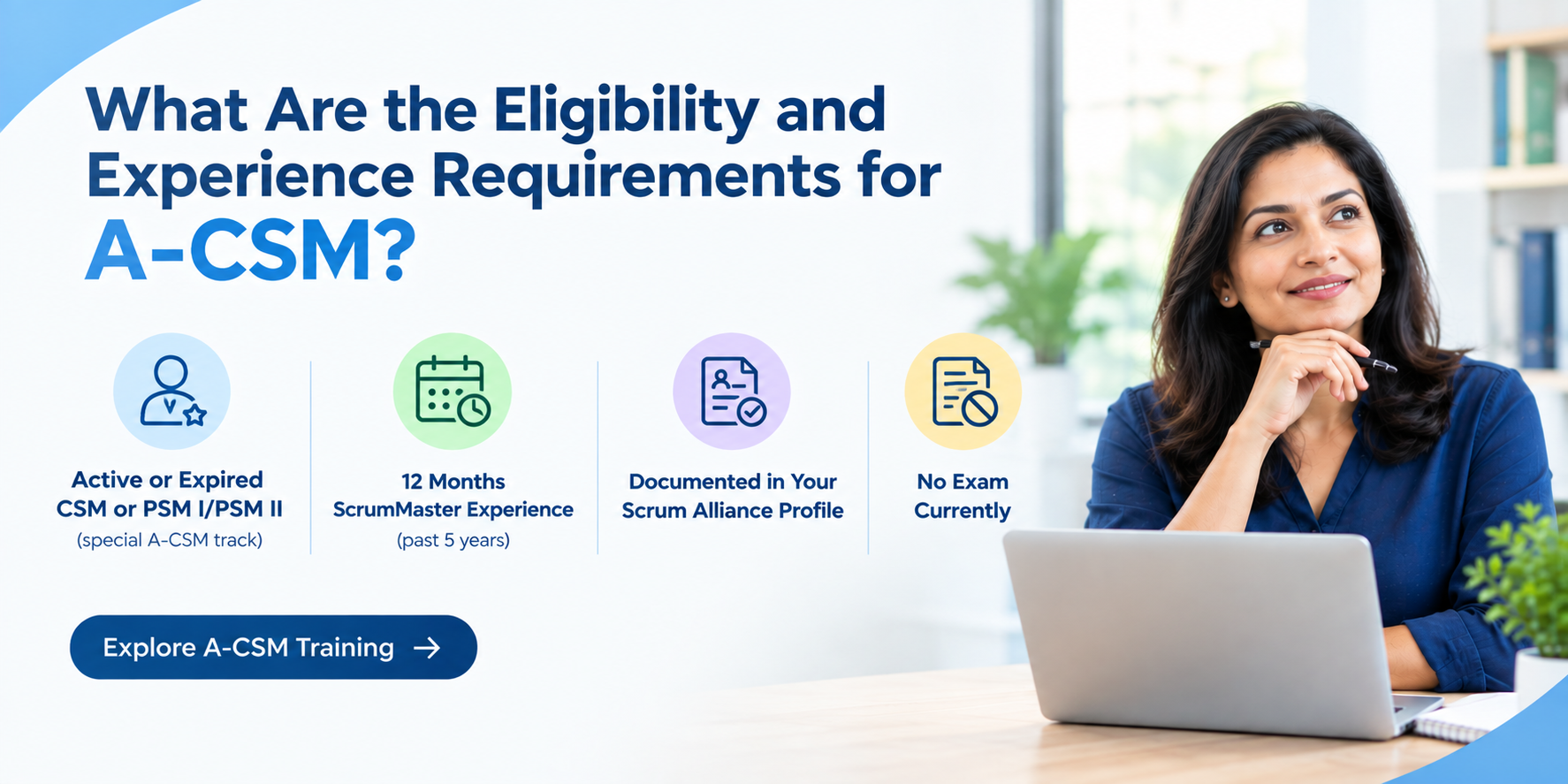 What Are the Eligibility and Experience Requirements for A-CSM Certification?