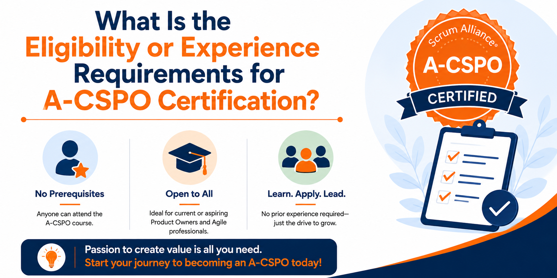 Requirements for A-CSPO Certification Requirements for A-CSPO Certification
